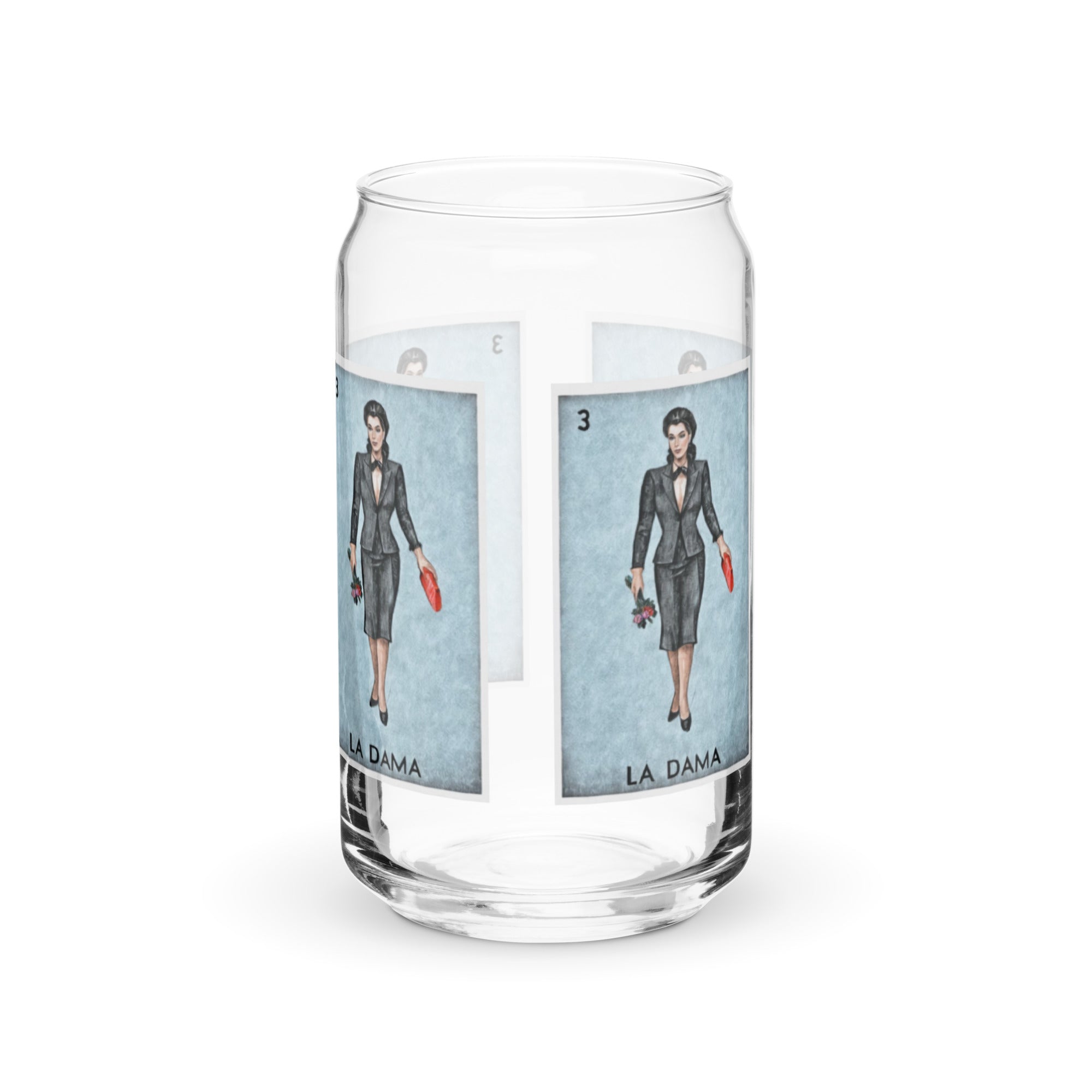 Can-shaped glass